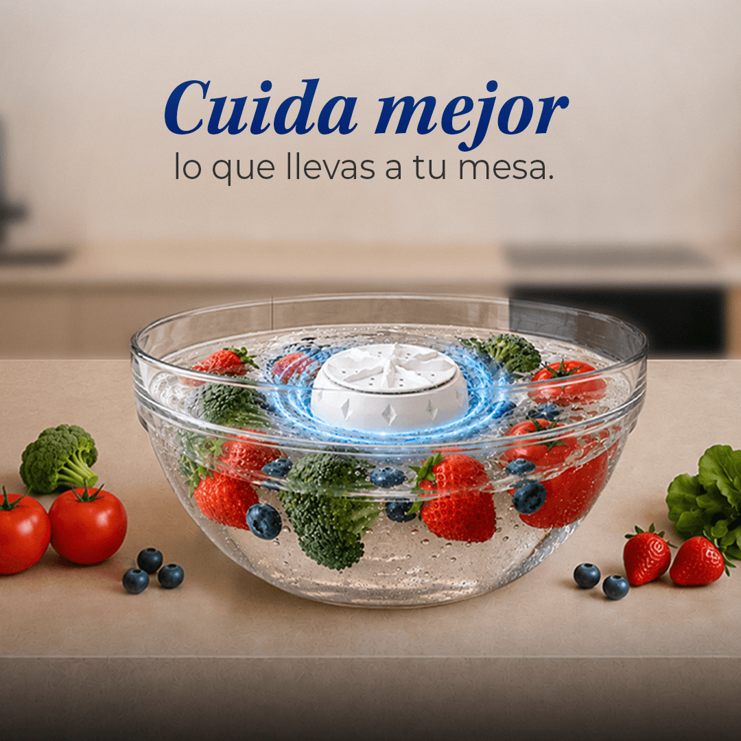 Lavadora portátil de frutas y verduras