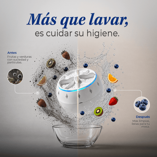 Lavadora portátil de frutas y verduras
