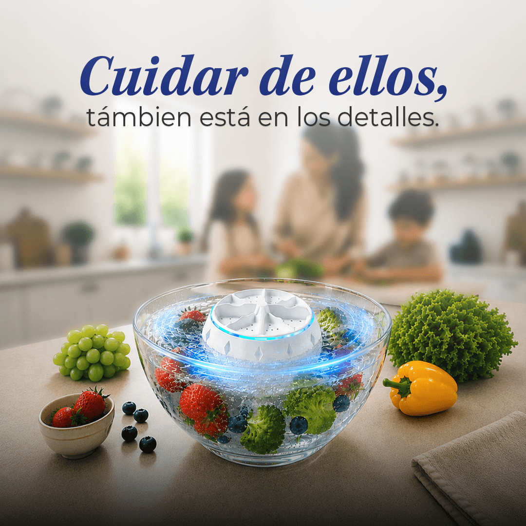Lavadora portátil de frutas y verduras